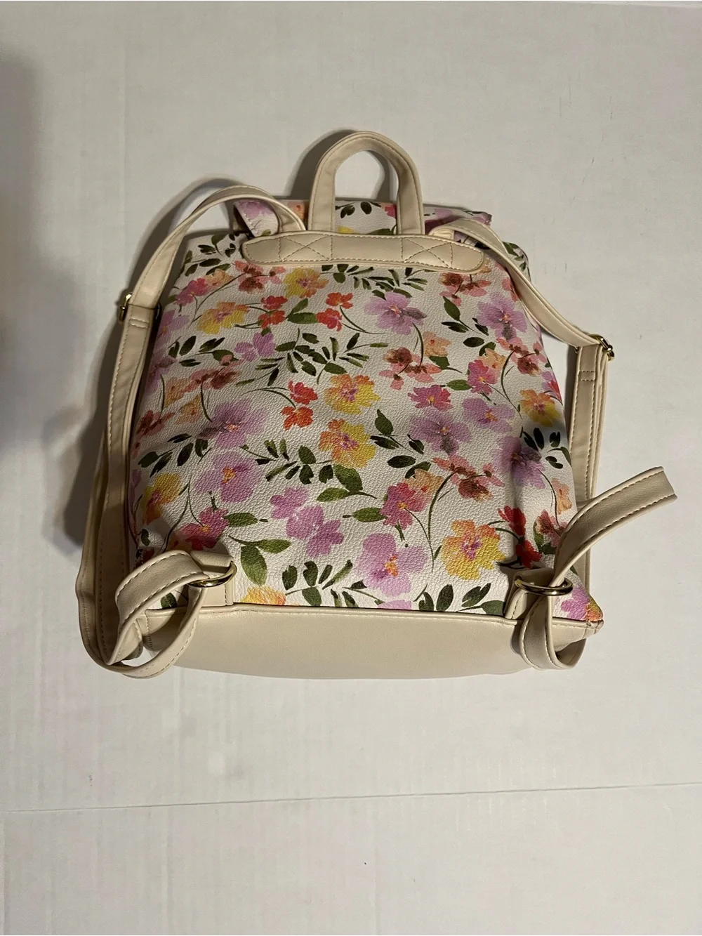 Layla Backpack Multicolor Back to School Girlhoodcore Pink Yellow Floral